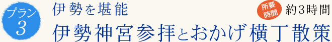 伊勢を堪能 伊勢神宮参拝とおかげ横丁散策